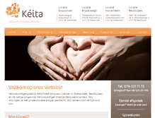 Tablet Screenshot of keita.nl